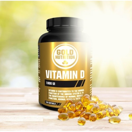 Капсулы GOLD NUTRITION Vitamin D3 1000 IU, 60 капс