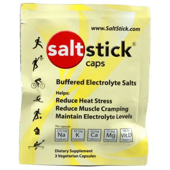 Солевые капсулы SaltStick, упаковка 3 капсулы